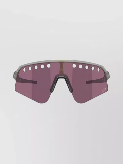 Oakley Stylish Wraparound Sunglasses Adjustable Features In Pink