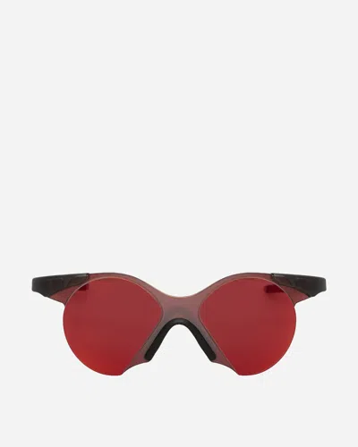 Oakley Sub Zero Muzm Sunglasses Matte Grey / Prizm Snow Torch In Red