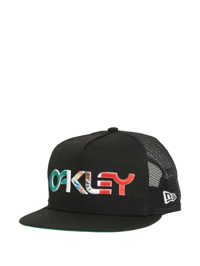 Oakley Sublimated Flag Snap-back Cap In Black