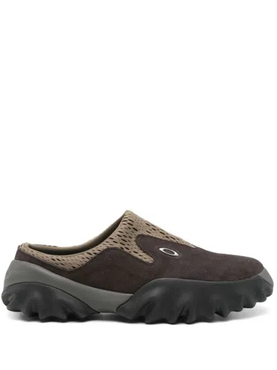 Oakley Suede And Mesh Slip-on Shoes In Multi