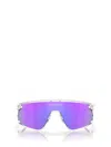 Oakley Bxtr 39mm Polarized Rectangular Sunglasses In Purple