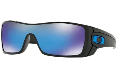 Pre-owned Oakley Sunglasses Batwolf Kvd Polish Black W/shallow Blue Irid Polar Oo9101-32