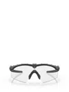 Oakley M Frame 2.0 Strike 130mm Semi Rimless Rectangular Sunglasses In Black