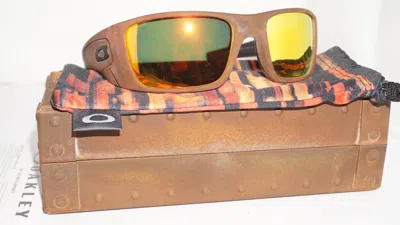 Pre-owned Oakley Sunglasses Fuel Cell Rust Decay/fire Iridium Polarized Oo9096-97 In Multicolor