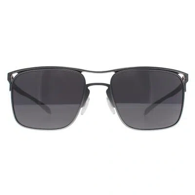 Pre-owned Oakley Sunglasses Holbrook Ti Oo6048-01 Satin Chrome Prizm Black In Silver