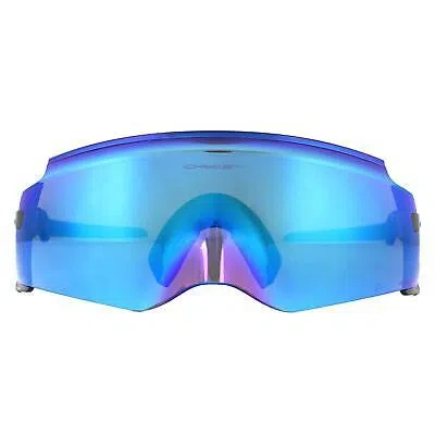 Pre-owned Oakley Sunglasses Kato Oo9455-03 Polished Black Prizm Sapphire In Blue