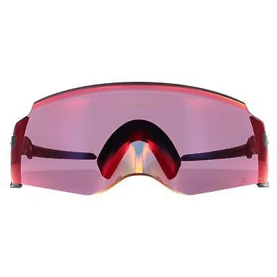 Pre-owned Oakley Sunglasses Kato Oo9455-04 Polished Black Prizm Road In Red