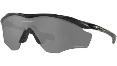 Pre-owned Oakley Sunglasses M2 Frame Xl Matte Black Prizm Black Polarized Oo9343-19