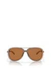 Oakley Woman Sunglasses Oo4129 Split Time In Matte Sepia