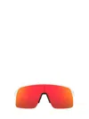 Oakley Sutro Lite 139mm Prizm™ Wrap Shield Sunglasses In Matte White
