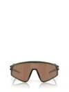 Oakley Womens Green Oo9404 Latch Shield-frame Acetate Sunglasses In Olive Ink