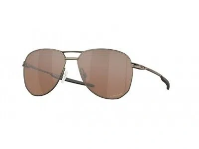 Pre-owned Oakley Sunglasses Oo6050 Contrail Ti 605002 Grey Bronze Man In Gold