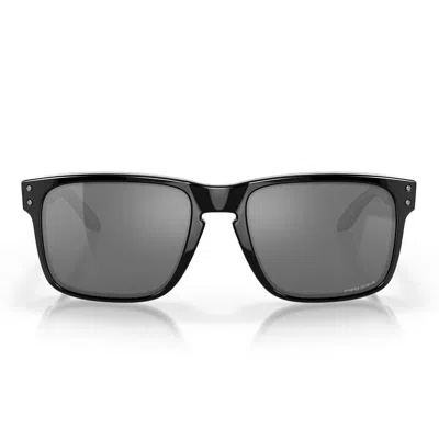 Oakley Sunglasses Oo9102 9102 E1 Holbrook Black/grey Unisex In Red
