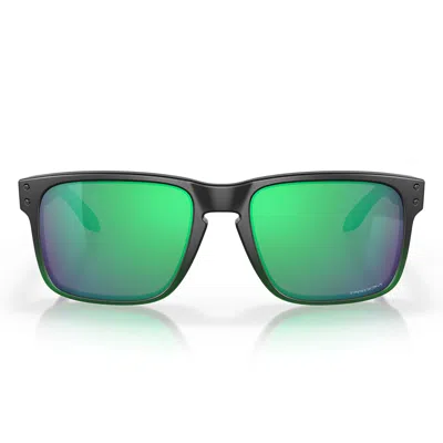 Oakley Sunglasses Oo9102 9102 E4 Holbrook Jade Fade/prizm Jade Unisex In Purple