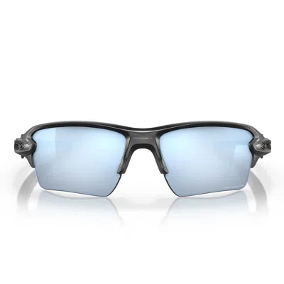 Oakley Sunglasses Oo9188 918858 Flak 2.0 Xl Matte Black/prizm Deep Water Unisex Polarized In Orange