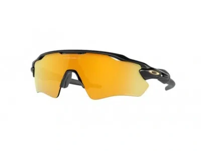 Pre-owned Oakley Sunglasses Oo9208 Radar Ev Path 9208c9 Black Gold Man