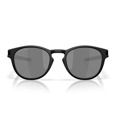 Oakley Sunglasses Oo9265 926574 Latch Black/grey Unisex Polarized In Red
