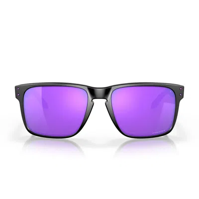 Oakley Sunglasses Oo9417 941720 Holbrook Xl Black/purple Unisex In Transparent