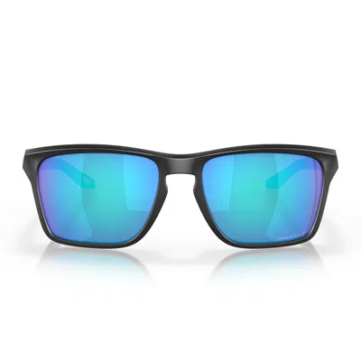 Oakley Sunglasses Oo9448 944812 Sylas Matte Black/prizm Sapphire Unisex Polarized In Purple