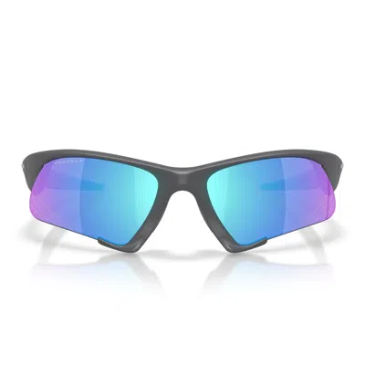 OAKLEY OAKLEY SUNGLASSES OO9532 953202 SUTURE JACKET MATTE CARBON/PRIZM SAPPHIRE UNISEX POLARIZED