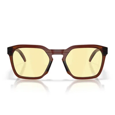 Oakley Sunglasses Oo9533 953310 Hstn Sq X 100 Thieves Amber Dark/prizm Gaming™ 2.0 Unisex In Purple