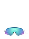 Oakley Womens White Oo9471 Encoder Shield-frame Sunglasses In Polished White