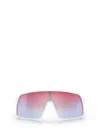 Oakley Sutro 137mm Shield Sunglasses In Polished White