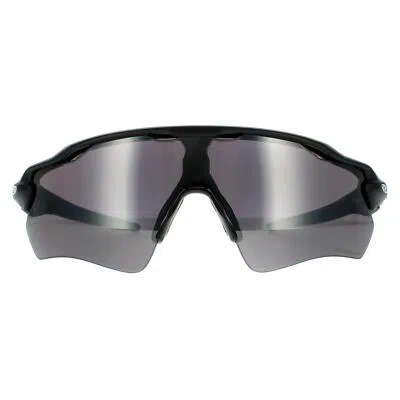 Pre-owned Oakley Sunglasses Radar Ev Path Oo9208-51 Matte Black Prizm Black Polarized In Gray