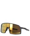 Oakley Oversized Rectangular Frame Sunglasses With Tinted Lenses In Grey