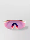 Oakley Sunglasses With Colored Lenses And Wraparound Design