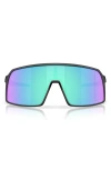 Oakley Womens Grey Oo9406 Sutro S Acetate Shield Sunglasses In Matte Black