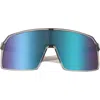 Oakley Sutro 137mm Shield Sunglasses In Grey/prizm Road Jade
