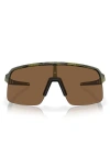Oakley Sutro 39mm Polarized Rectangular Sunglasses In Fern Swirl/ Bronze
