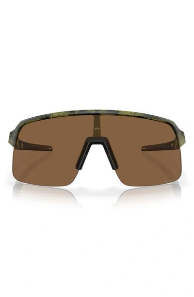 Oakley Sutro 39mm Polarized Rectangular Sunglasses In Bronze
