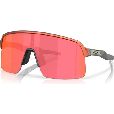 Oakley Sutro 39mm Polarized Rectangular Sunglasses In Fire Orange