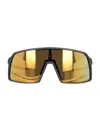 Oakley Oversized Rectangular Frame Sunglasses With Tinted Lenses In Black