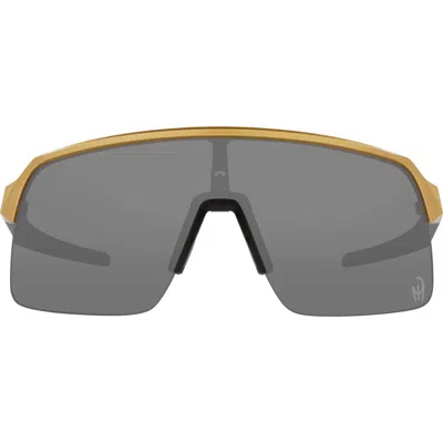 Oakley Sutro Lite 139mm Prizm™ Wrap Shield Sunglasses In Gold