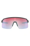 Oakley Sutro Lite 139mm Prizm™ Wrap Shield Sunglasses In Matte Carbon/prizm Sapphire