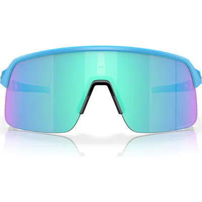 Oakley Sutro Lite 139mm Prizm™ Wrap Shield Sunglasses In Sapphire