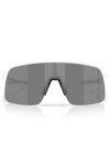 Oakley Sutro Lite Players Collection 39mm Prizm™ Polarized Wrap Shield Sunglasses In Black White
