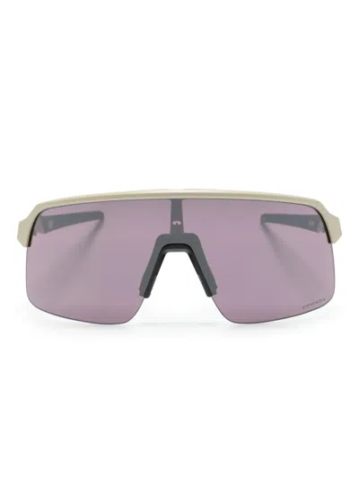 Oakley Sutro Lite Shield-frame Performance Sunglasses In Nude