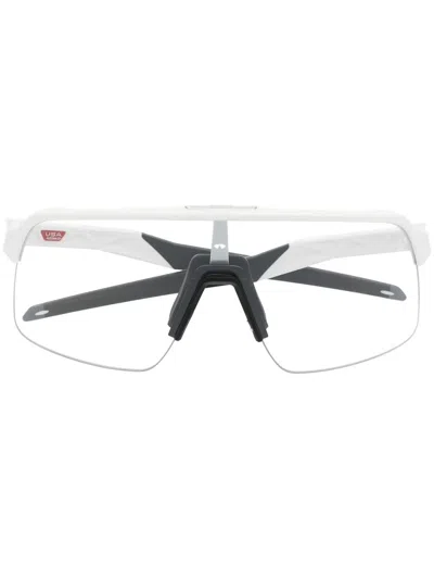 Oakley Sutro Lite Shield-frame Sunglasses In White
