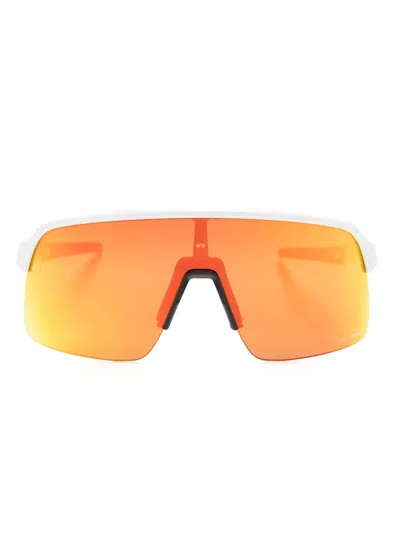 Oakley Sutro Lite Shield-frame Sunglasses In White