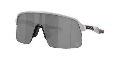 Pre-owned Oakley Sutro Lite Sunglasses, Chicago Bears Matte Fog Frame, Prizm Black Lens