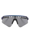 Oakley Sutro Lite Sweep Shield-frame Performance Sunglasses In Blau