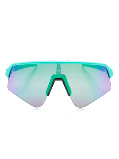 Oakley Sutro Lite Sweep Shield-frame Sunglasses In Green