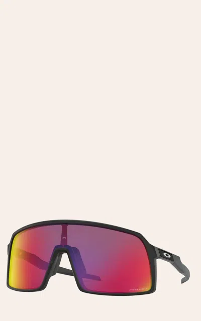 Oakley Sutro Matte Black With Prizm Road Lenses Sunglasses In Purple