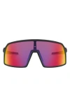 Oakley Sutro S Prizm Road Shield Mens Sunglasses Oo9462 946204 28 In Matte Black/prizm Road