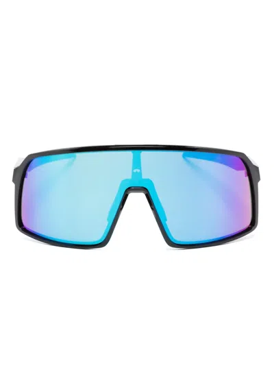 Oakley Sutro Shield-frame Sunglasses In 黑色