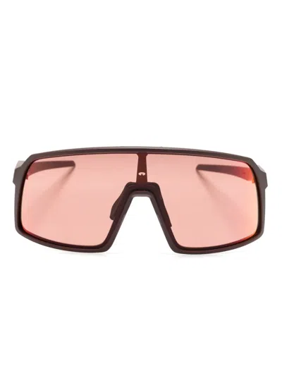 Oakley Sutro Shield-frame Sunglasses In Black